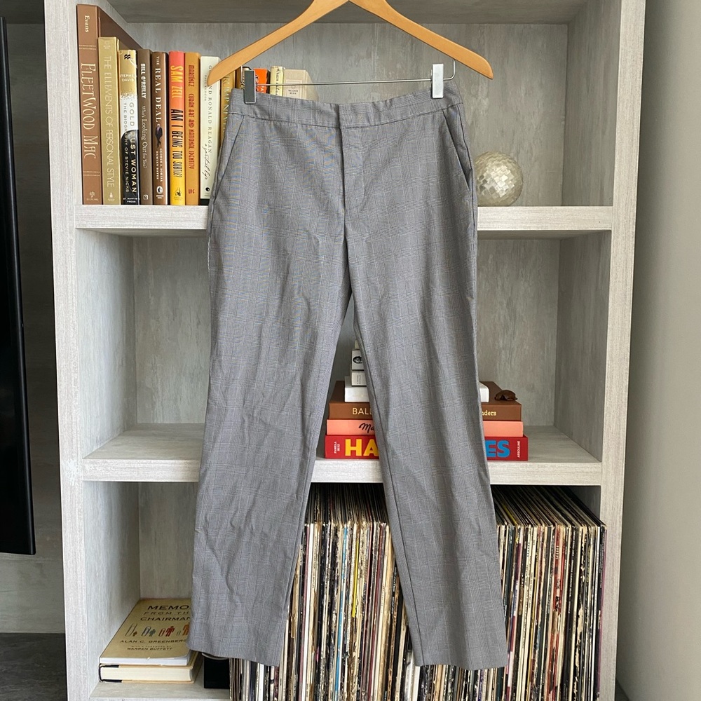 Fitted houndstooth pants